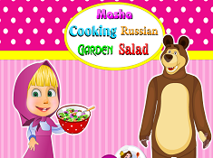 Masha Cooking Russian Garden Salad