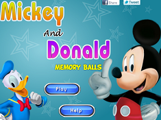 Mickey and Donald Memory Balls