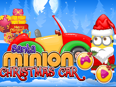 Minion Christmas Car