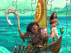 Moana and Maui Puzzle