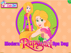 Modern Rapunzel Spa Day