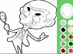 Mr Bean Online Coloring