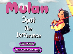 Mulan Spot the Differences