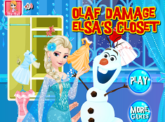 Olaf Damage Elsas Closet