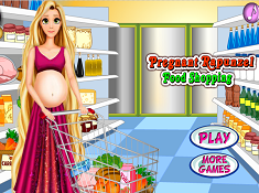 Pregnant Rapunzel Food Shopping