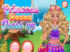 Princess Moana Dress up