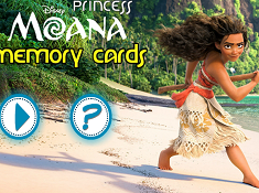 Princess Moana Memory Cards
