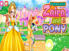 Princess Zaira and Pony
