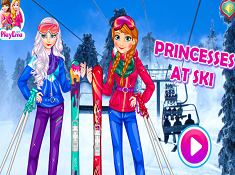 Princesses at Ski Dress Up
