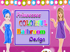 Princesses Colorful Bathroom Design