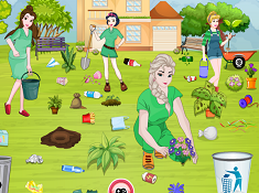 Princesses Go Green Clean Up