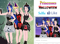 Princesses Halloween Selfie Like