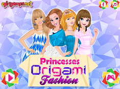 Princesses Origami Fashion