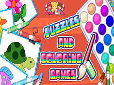 Puzzle And Coloring Games