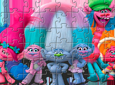 Puzzle with Trolls the Movie