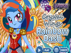 Rainbow Dash Crystal Wings