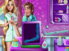 Rapunzel and Flynn Hospital Emergency