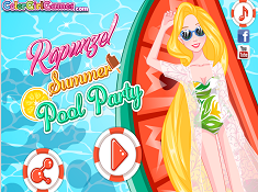 Rapunzel Summer Pool Party
