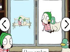 Sarah and Duck Coloring