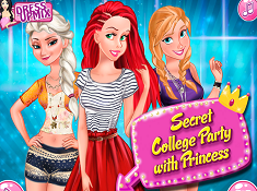 Secret College Party With Princess