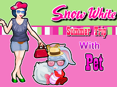 Snow White Summer Trip With Pet