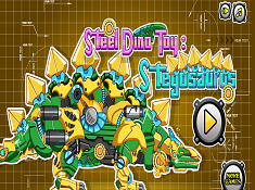 Steel Dino Toy Stegosaurus
