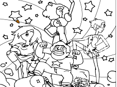 Steven Universe and Friends Coloring