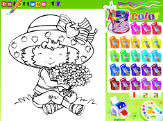 Strawberry Shortcake Online Coloring