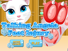 Talking Angela Foot Injury