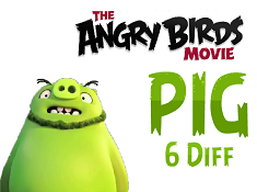 The Angry Birds Movie Pig 6 Diff