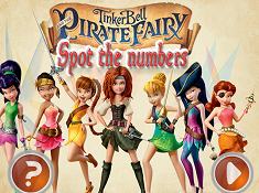 TinkerBell and the Pirate Fairy Spot The Numbers