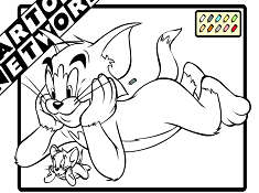 Tom and Jerry Color In